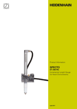 SPECTO ST 3087 RC Incremental Length Gauge for Harsh Environments