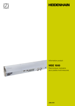 MSE 1000 Electronique modulaire pour postes multi-mesures