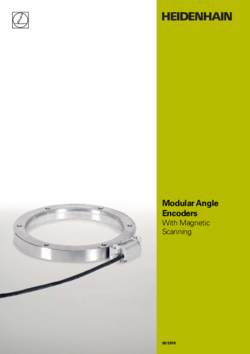 Modular Angle Encoders With Magnetic Scanning